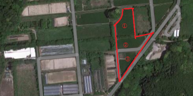 農地　千々賀　整備済南向き畑