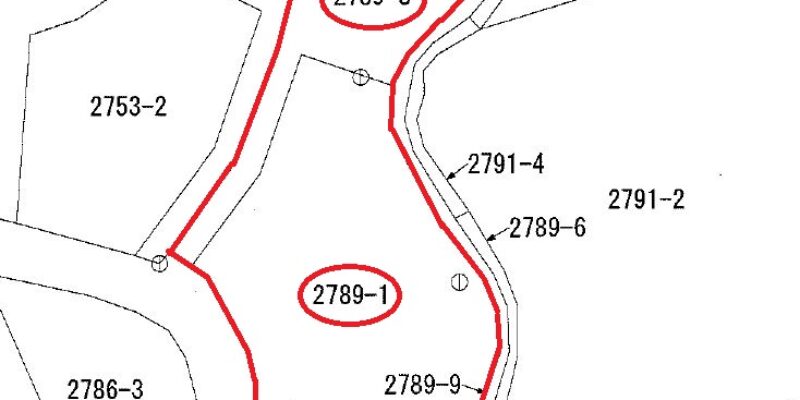 浜崎の土地（鏡山中腹付近）