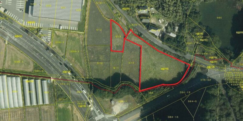 八幡町　田（2,284㎡、544㎡）